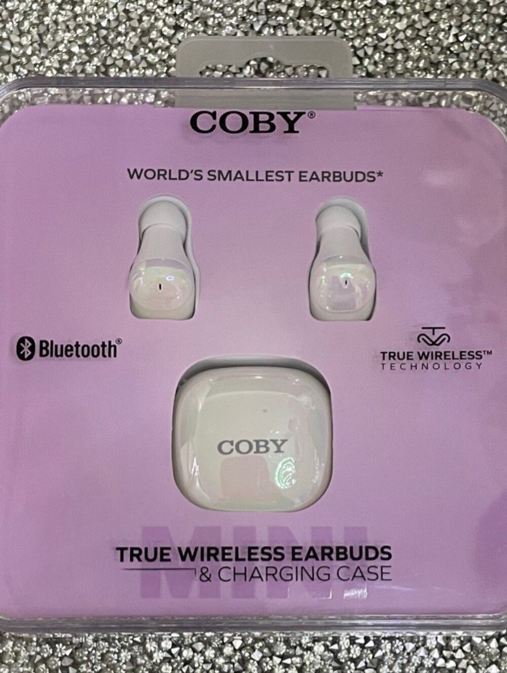 NwT Iridescent White True Wireless Earbuds with Charging Case